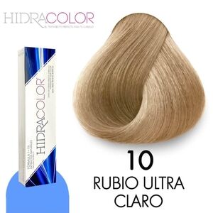 Hidracolor 10 Rubio Ultra Claro - Ultra Light Blonde Permanent Hair Color Cream